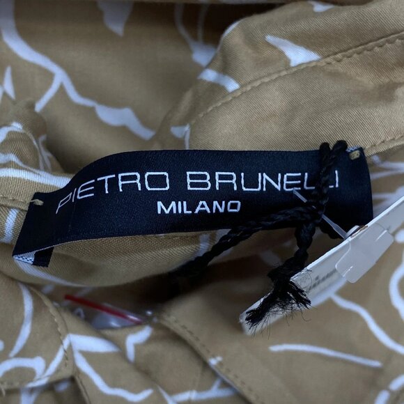 NEW PIETRO BRUNELLI Vittoria Floral Maternity Mini Dress – Neutral Beige – S - Picture 6 of 11